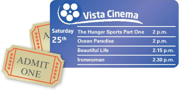 Work in pairs. Look at the cinema programme