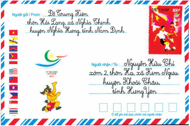 Tập ghi trên phong bì thư