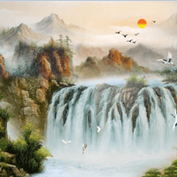 Văn mẫu lớp 7: Phân tích vẻ đẹp của thác núi Lư qua hồn thơ tiên Lý Bạch (2 mẫu)