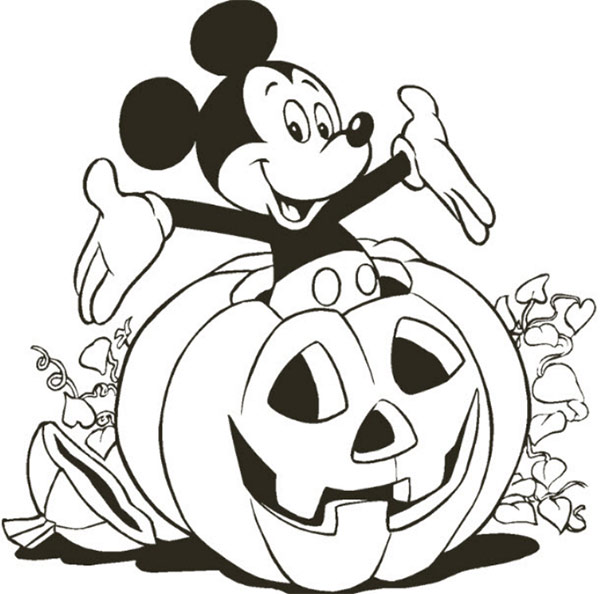 Tranh tô màu Halloween