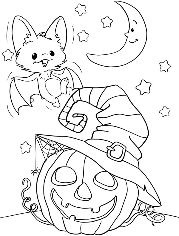 Tranh tô màu Halloween