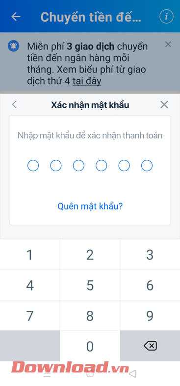 <p><strong>Bước 6: </strong>Cuối cùng, <strong>nhập mật khẩu xác nhận của tài khoản</strong>, sau đó