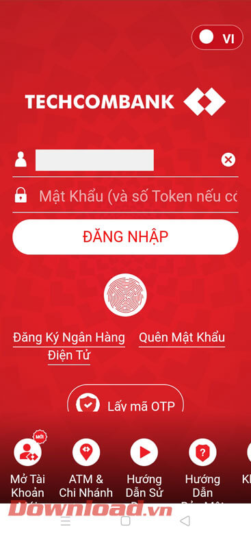 <p><strong>Bước 1:</strong> Đầu tiên chúng ta sẽ<strong> mở ứng dụng F@st Mobile </strong>trên điện