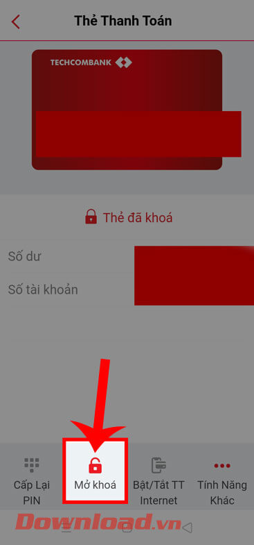 <p><strong>Bước 1: </strong>Để thực hiện được việc mở lại thẻ ngân hàng đã bị khóa, thì trước tiên tại