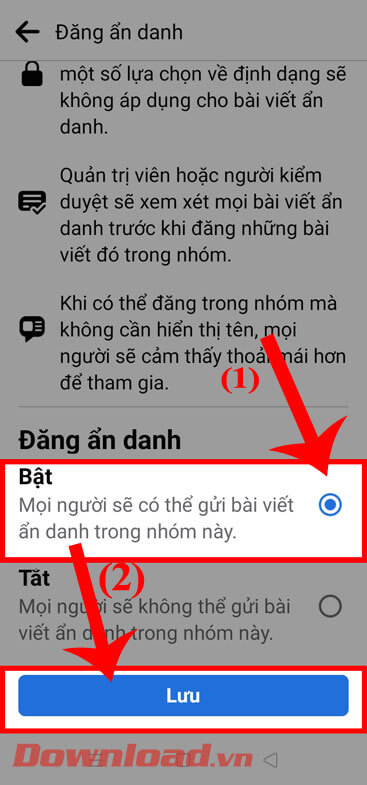 <p><strong>Bước 5: </strong>Lúc này trên màn hình sẽ hiển thị cách thức hoạt động của tính năng đăng