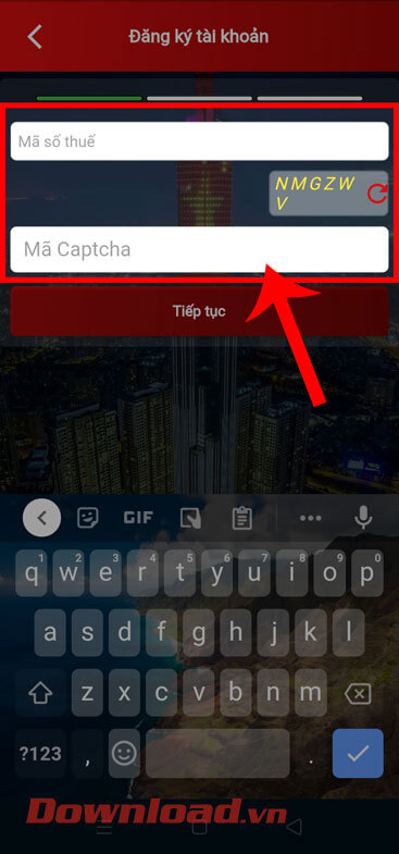 <p><strong>Bước 2:</strong> Khi này, <strong>nhập mã số thuế thu nhập cá nhân</strong> của mình và <strong>mã