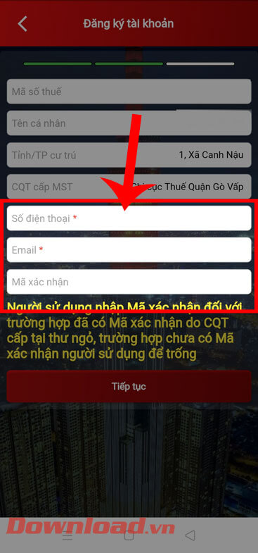 <p><strong>Bước 3: </strong>Lúc này, chúng ta tiếp tục điền thêm các thông tin khác như: <em><strong>Số