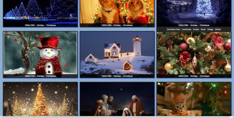 Những hình nền Giáng sinh đẹp cho máy tính trên Wallpaper Abyss