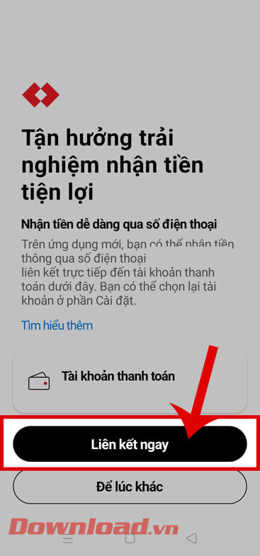 <p><strong>Bước 6:</strong> Sau khi đã đăng nhập tài khoản ngân hàng điện tử của mình, nhấn vào nút