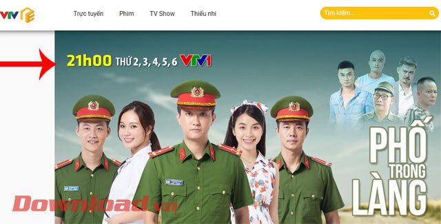 Nhấn vào poster của bộ phim