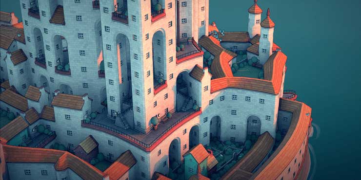 Một công trình độc đáo trong Townscaper