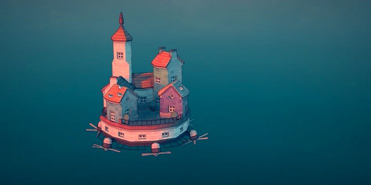 Xây thành phố nổi trong Townscaper