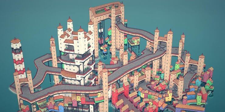 Làm cổng mái vòm trong Townscaper