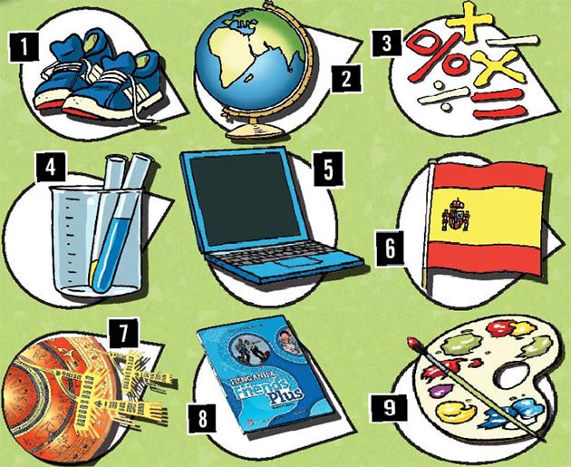 Look at pictures 1-9