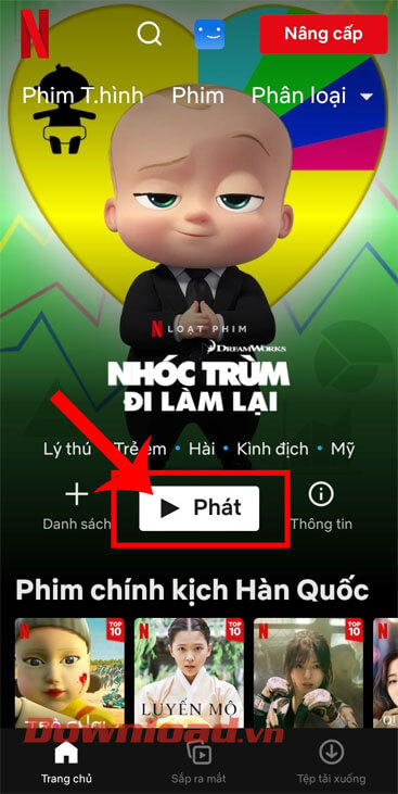 Xem phim miễn phí trên Netfix