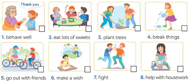 The activities children should do at Tet