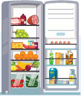 Look at the fridge