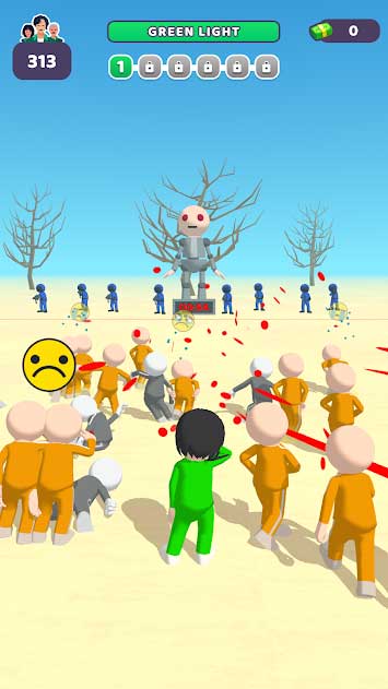 Game đèn đỏ đèn xanh trong Cookie Carver: Life Challenge