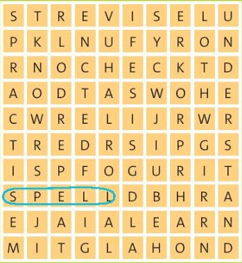 Find senven more verbs about studying a language