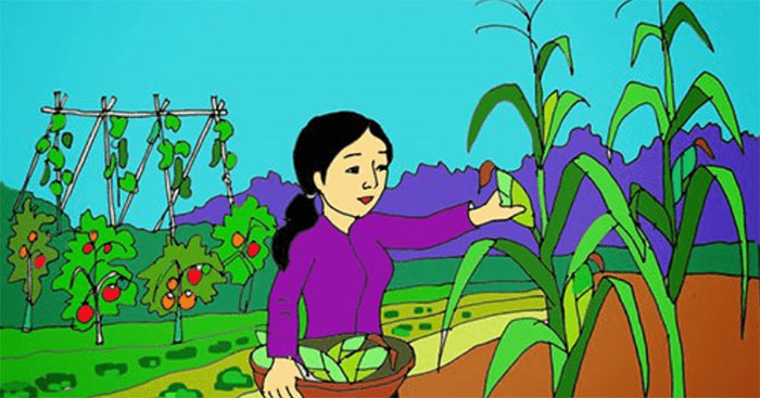 Tả người lao động đang làm việc