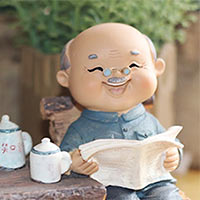 Tập làm văn lớp 5: Tả ông em đang đọc báo