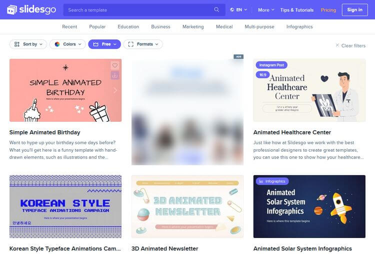 Slidesgo có kho hình nền slide PowerPoint đẹp không kém Canva