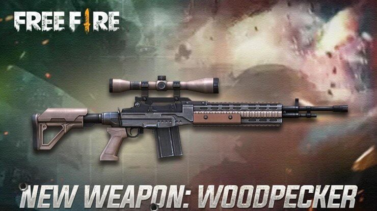 Woodpecker là súng trường cực mạnh trong Free Fire