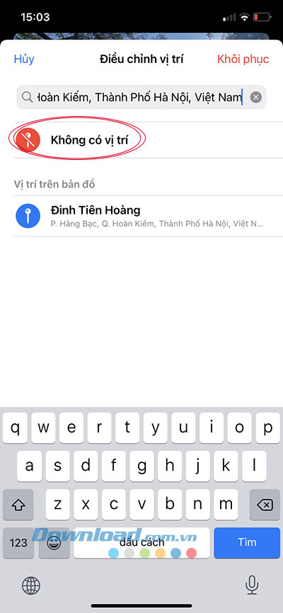 Thay đổi thông tin ảnh