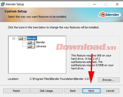 <p>6. Tùy biến thiết lập bạn muốn, rồi nhấn <strong>Next</strong>.</p>