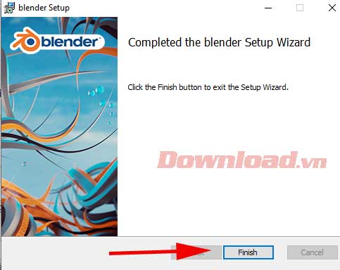 <p>9. Đợi quá trình tải hoàn tất, rồi nhấn <strong>Finish</strong>.</p>