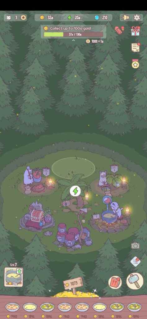 Biểu tượng sét trong Cats & Soup