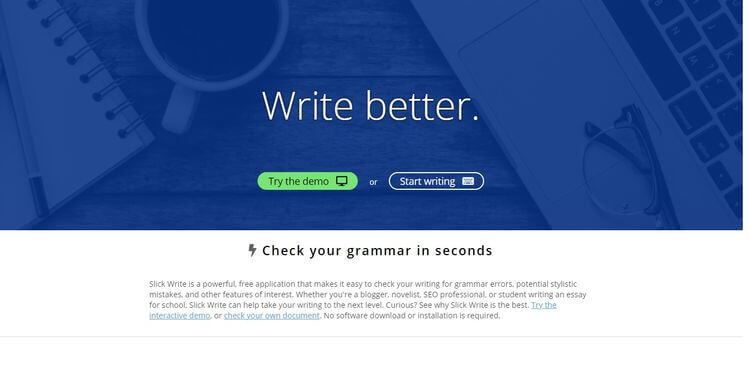 Slick Write giúp bạn viết tốt hơn mỗi ngày