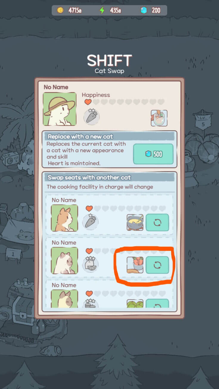 Hoán đổi vị trí nhiệm vụ của mèo trong Cats and Soup