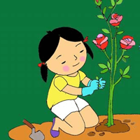 Viết 3 - 5 câu kể lại việc em và các bạn chăm sóc cây