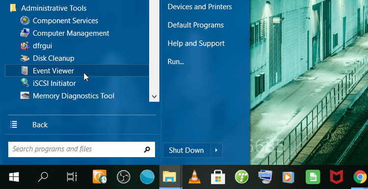 Menu Start trên Windows 10