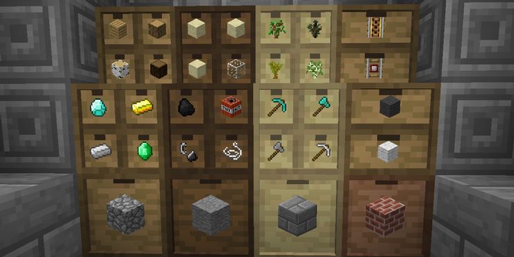 Mod Minecraft Storage Drawers