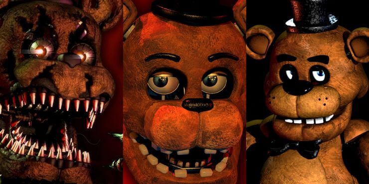 Các phiên bản trong Five Nights At Freddy không theo thứ tự thời gian