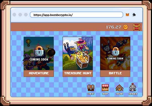 Kích hoạt anh hùng đặt bom trong Bomb Crypto