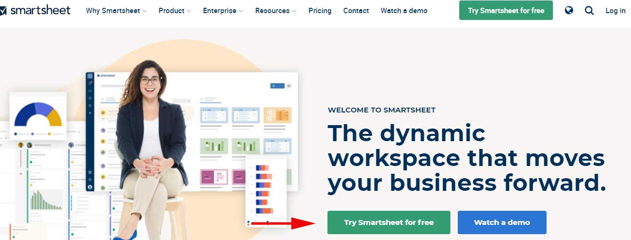 Ứng dụng văn phòng Smartsheet