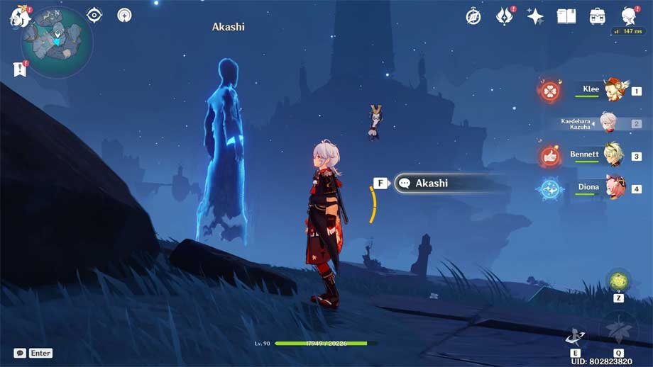 NPC Enkanomiya ở Evernight trong Genshin Impact