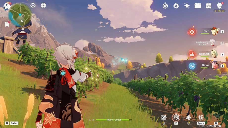 Một Crystal Fly trong Genshin Impact