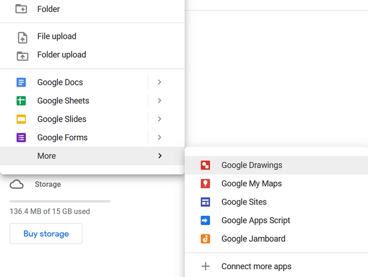 Tạo thư mục trong Google Drive