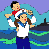 Viết lời cảm ơn các chú bộ đội hải quân đang làm nhiệm vụ bảo vệ biển đảo