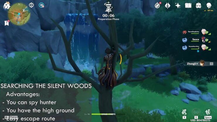 Ngụy trang trong Windtrace Genshin Impact không còn quan trọng khi bạn ở những vị trí này