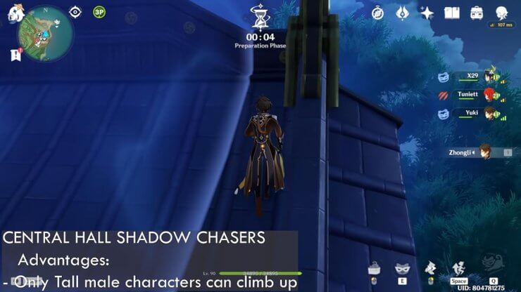 Central Hall Shadow Chasers trong Genshin Impact