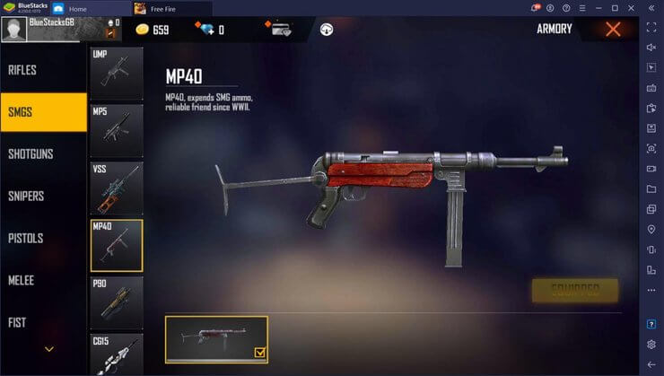 Thiết kế súng MP40