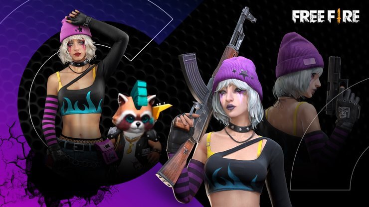 Dasha có ngoại hình độc lạ trong Free Fire