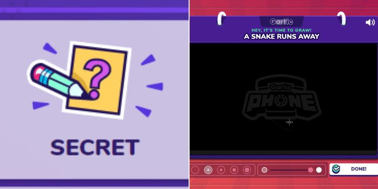 Chế độ vẽ bí mật trong Gartic Phone