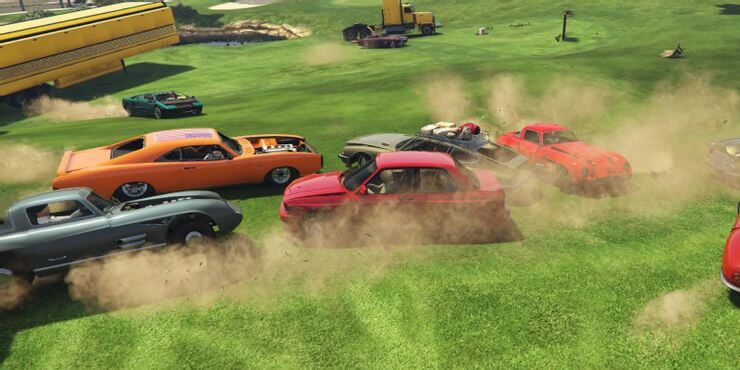 Chế độ đua xe Demolition Derby trong GTA 5