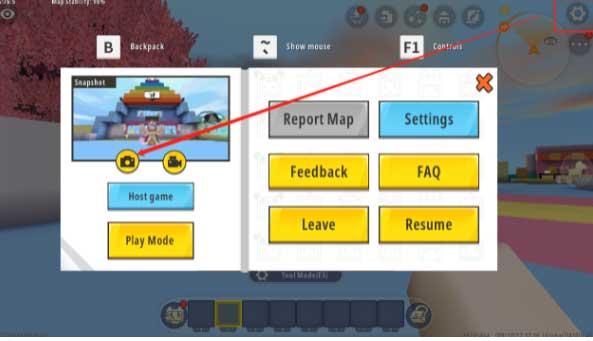 Hình bìa bản đồ Mini World